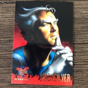 X-Men ’95 Fleer Ultra trading card: X-Factor: Quicksilver #109